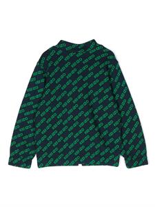 Kenzo Kids Jack met logoprint - Blauw