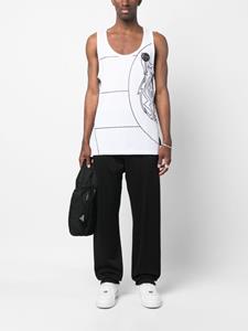 pleinsport Plein Sport Tanktop met ronde hals - Wit