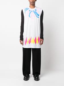 commedesgarçonshommeplus Comme des Garçons Homme Plus Tanktop met print - Wit