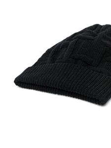 woolrichkids Woolrich Kids Muts met monogram reliëf - Zwart