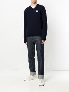 commedesgarçonsplay Comme Des Garçons Play trui met V-hals - Blauw