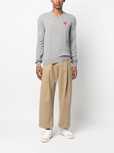commedesgarçonsplay Comme Des Garçons Play Trui met V-hals - Grijs