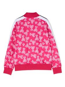 Palm Angels Kids Bomberjack met teddybeerprint - Roze