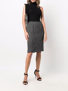 christiandiorpre-owned Christian Dior Pre-Owned 2010s high waist rok - Zwart