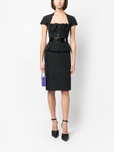 christiandiorpre-owned Christian Dior Pre-Owned 2000s high waist kokerrok - Zwart
