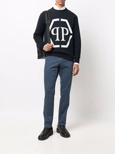 philippplein Philipp Plein Trui met ronde hals - Blauw