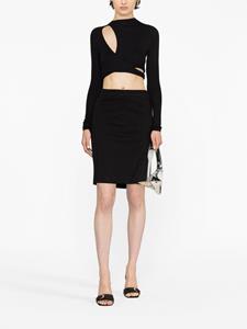 christiandiorpre-owned Christian Dior Pre-Owned 1990-2000 high waist rok - Zwart