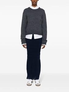 gianfrancoferrépre-owned Gianfranco Ferré Pre-Owned Maxi-rok met krijtstreep - Blauw