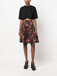 valentinogaravanipre-owned Valentino Garavani Pre-Owned Rok met bloemenprint - Zwart