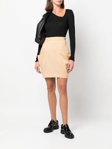 viviennewestwoodpre-owned Vivienne Westwood Pre-Owned Rok met opgestikte zak - Beige