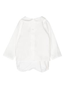 pazrodriguez Paz Rodriguez Babypakje met slabbetje - Wit