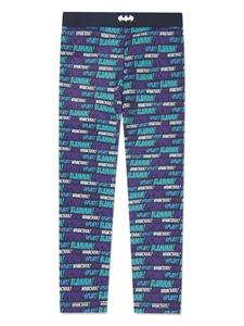 bosskidswear BOSS Kidswear Legging met logoprint - Blauw