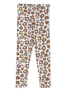 Kenzo Kids Legging met grafische print - Beige