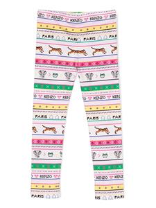 Kenzo Kids Legging met grafische print - Roze