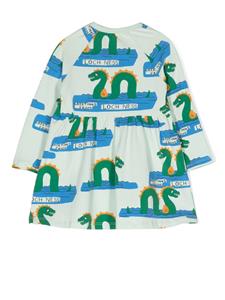 minirodini Mini Rodini Midi-jurk met print - Groen