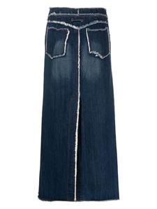 jeanpaulgaultierpre-owned Jean Paul Gaultier Pre-Owned 1990s denim rok - Blauw