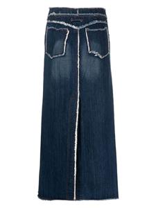 Jean Paul Gaultier Pre-Owned 1990s denim rok - Blauw