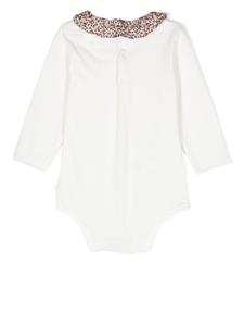 teddy&minou TEDDY & MINOU Body met contrasterende kraag - Wit