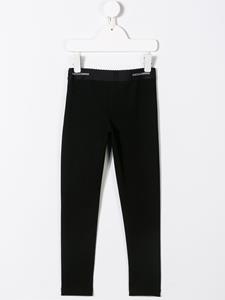 dolce&gabbanakids Dolce & Gabbana Kids legging met logo op de tailleband - Zwart
