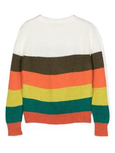 msgmkids MSGM Kids Gestreepte trui - Groen