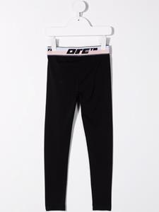 off-whitekids Off-White Kids Legging met logoband - Zwart