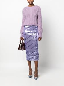 rotatebirgerchristensen ROTATE BIRGER CHRISTENSEN Mini-rok met pailletten - Paars