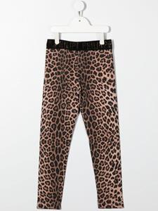 Philipp Plein Junior Legging met luipaardprint - Bruin