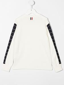 Moncler Enfant Trui met logoprint - Wit