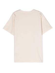balmainkids Balmain Kids Jurk met print - Beige