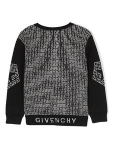 Givenchy Kids Trui met ronde hals - Zwart