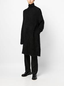 yohjiyamamoto Yohji Yamamoto Trui met hoge hals - Zwart