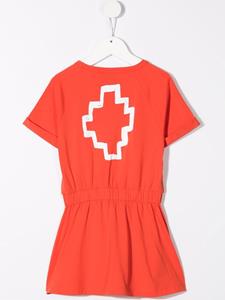 marceloburloncountyofmilankids Marcelo Burlon County Of Milan Kids T-shirtjurk met logoprint - Rood
