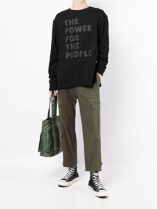 thepowerforthepeople The Power For The People Sweater met logoprint - Zwart