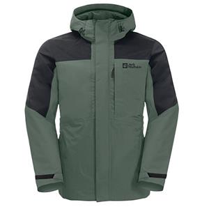 Jack Wolfskin Funktionsjacke "ROMBERG 3IN1 JKT M", mit Kapuze, mit warme wattierte Innenjacke