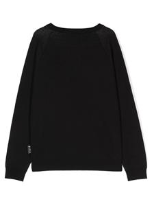 philipppleinjunior Philipp Plein Junior Intarsia trui - Zwart