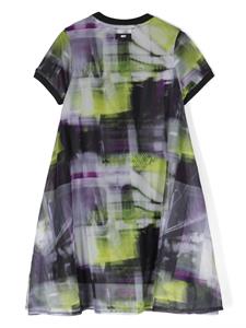 dknykids Dkny Kids Jurk met mesh - Groen