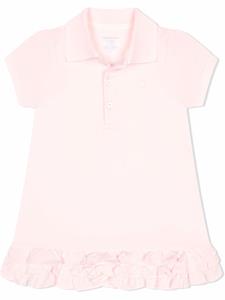 Ralph Lauren Kids Jurk met ruche afwerking - Roze