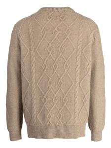 pringleofscotland Pringle of Scotland Kasjmier trui - Beige