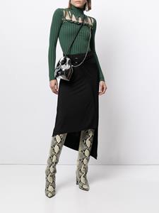Rabanne Rok met ceintuur - Zwart