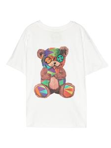 barrowkids Barrow kids T-shirt met logoprint - Wit