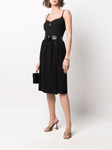 saintlaurentpre-owned Saint Laurent Pre-Owned 1970s zijden rok - Zwart