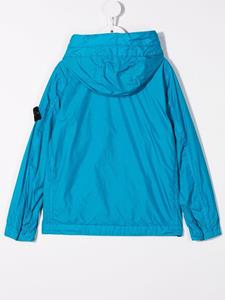 stoneislandjunior Stone Island Junior Jack met logopatch - Blauw