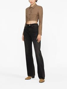 marineserre Marine Serre Cropped jack - Bruin