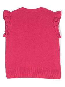 ilgufo Il Gufo Wollen gilet - Roze