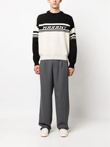 MARANT Intarsia trui - Zwart