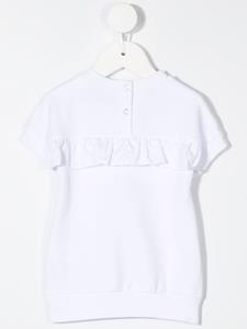 Monnalisa Sweaterjurk met print - Wit