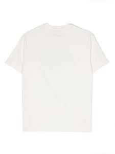 msgmkids MSGM Kids T-shirt met logoprint - Beige