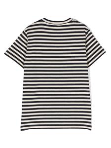 Fay Kids Gestreept T-shirt - Blauw