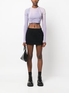VETEMENTS Elastische mini-rok - Zwart