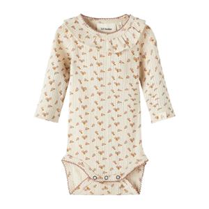LIL ATELIER Lil'Atelier Lange Mouw Bodysuit Nbfrachel Fog